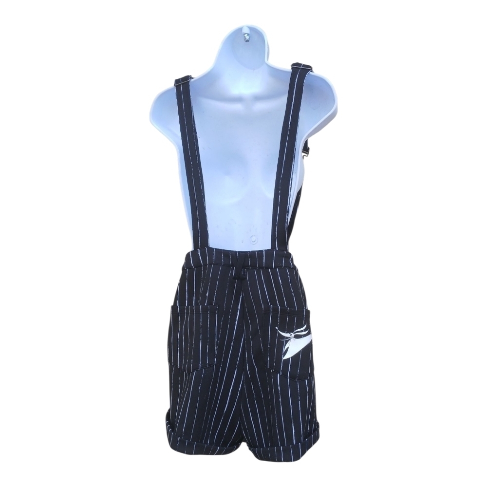 Disney Nightmare Before Christmas Jack Pinstripe Shortalls XL - Picture 8 of 8